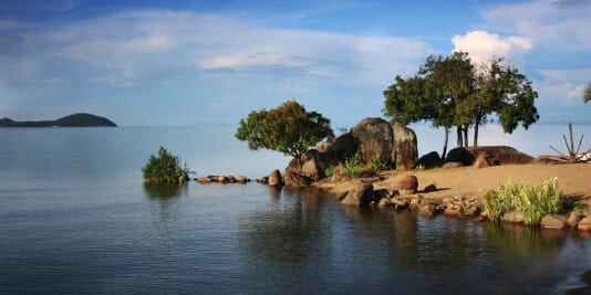 Bucht am Malawisee